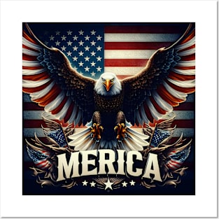 Merica Posters and Art